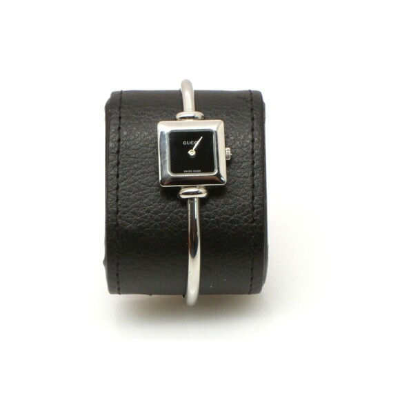 Gucci 1900L Watch Ladies Stainless Steel Black Dial - Picture 1 of 6